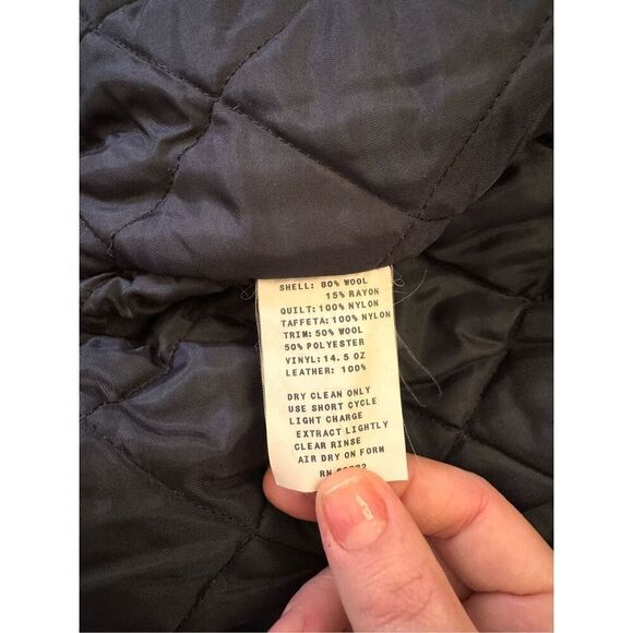 Vintage Neff Wool and Leather Varsity Choir Letterman Jacket Size XL - Picture 8 of 10